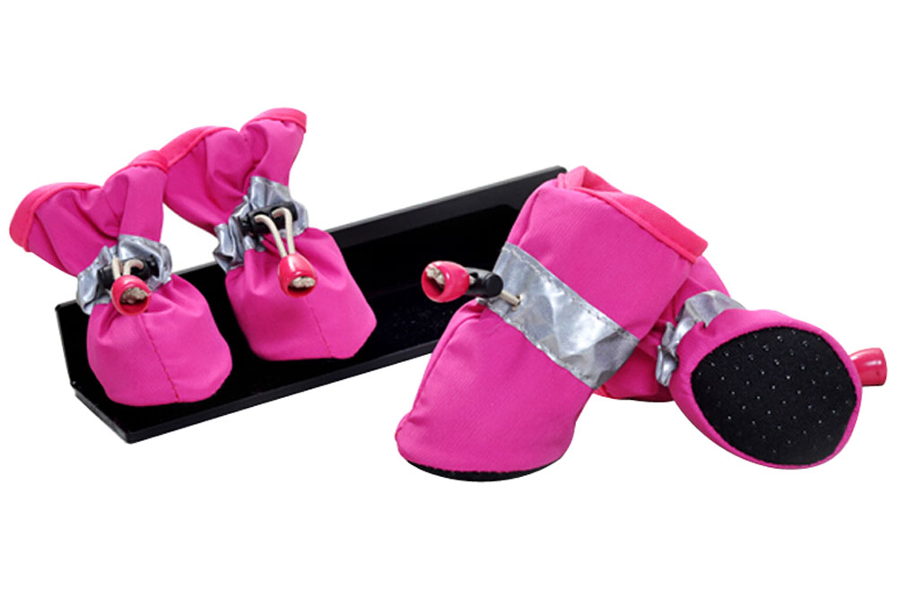 Picture of Panda Superstore PS-PET3024169011-ALAN00933 Cute Candy Color Pet Dog Puppy Shoes Boots Rain Boots, Pink - Number 6 - 4 Piece