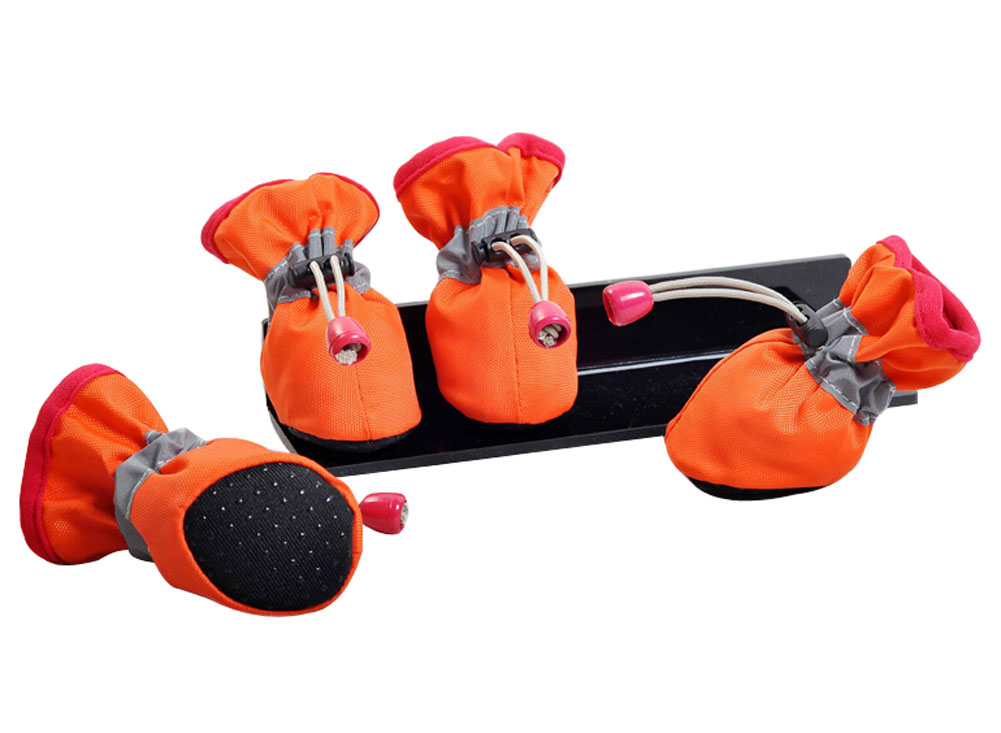 Picture of Panda Superstore PS-PET3024169011-ALAN00945 Cute Candy Color Pet Dog Puppy Shoes Boots Rain Boots, Orange - Number 1 - 4 Piece