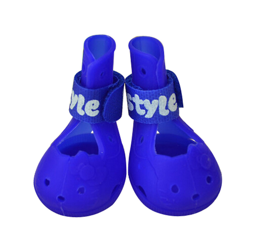Picture of Panda Superstore PS-PET3024169011-ALAN00948 Cute Breathable Pet Dog Puppy Shoes Boots Dog Sandals, Blue - Number 2 - 4 Piece