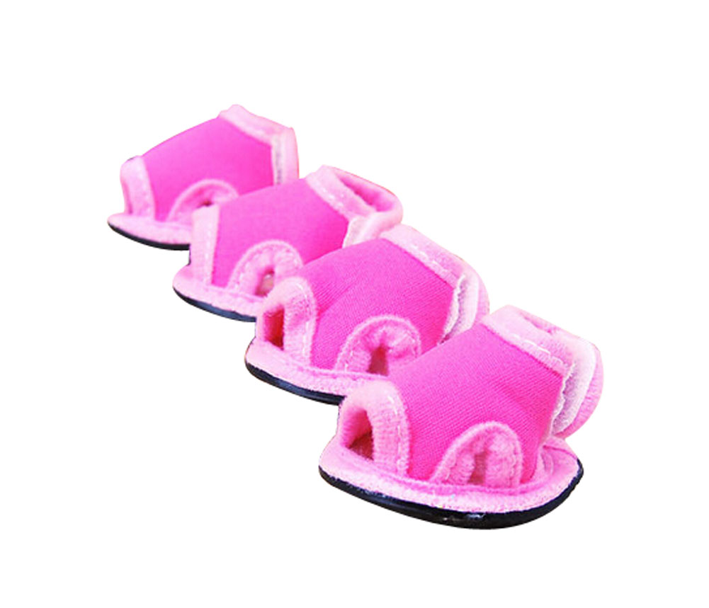 Picture of Panda Superstore PS-PET3024169011-ALAN00982 Hot Breathable Pet Dog Puppy Shoes Boots Dog Sandals, Rose - Number 3 - 4 Piece