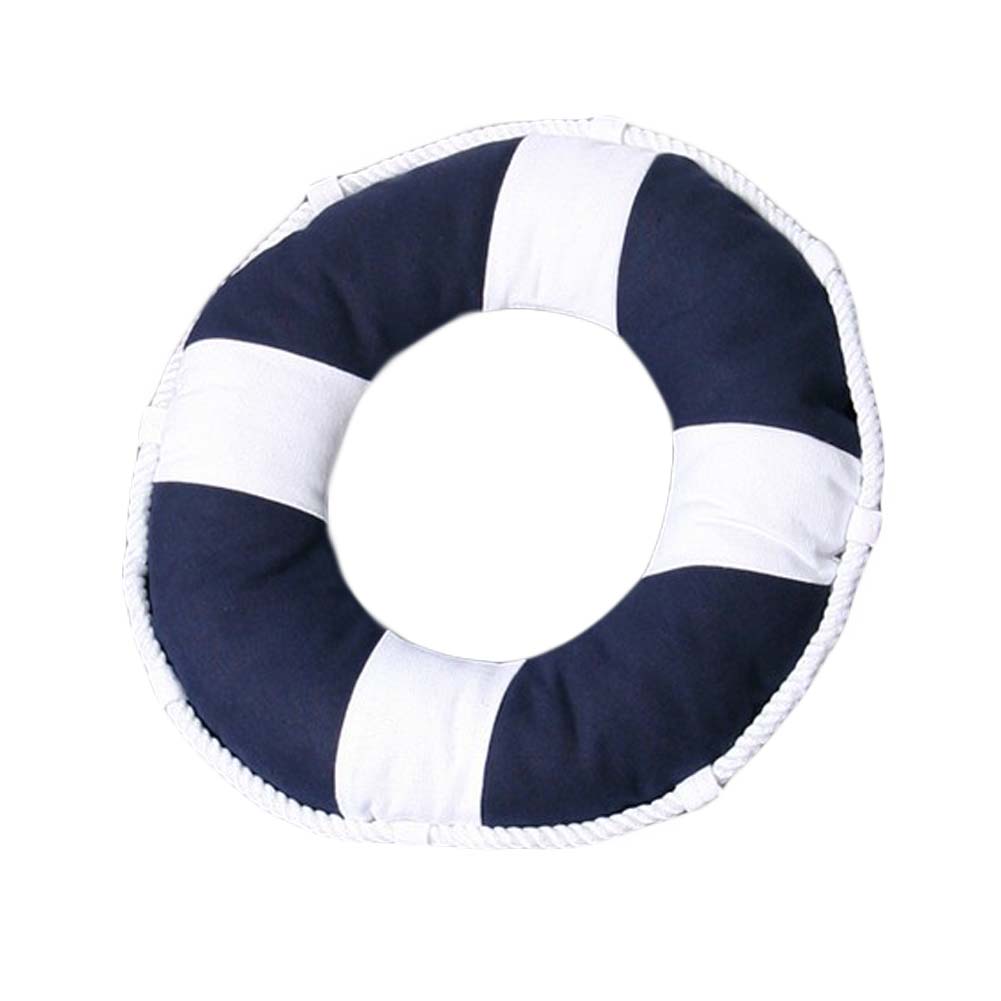 Navy Life Buoy Shape Decorative Pillows for Couch