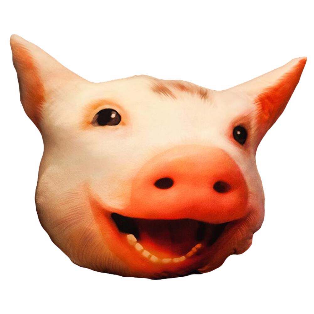 PS-TOY166461011-DORIS02099-RP 18 in. Happy Pig Simulation Plush Doll 3D Animal Bed Sofa Cushion