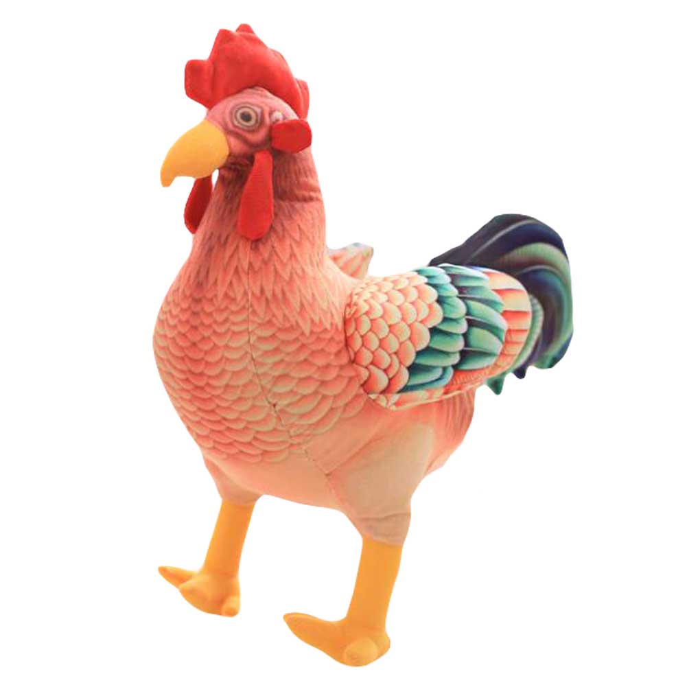 16 in. Simulation 3D Stuffed Animal Plush Rooster Throw Pillow Cushion -  Puesta En Escena, PU3135981