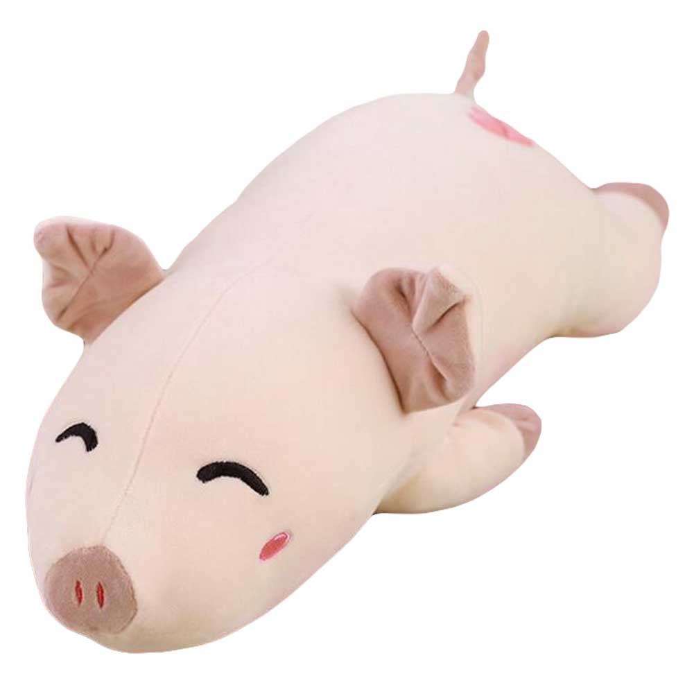 21 in. Simulation Pig Plush Doll 3D Stuffed Animal Throw Pillow Sofa Decoration Cushion -  Puesta En Escena, PU3128168