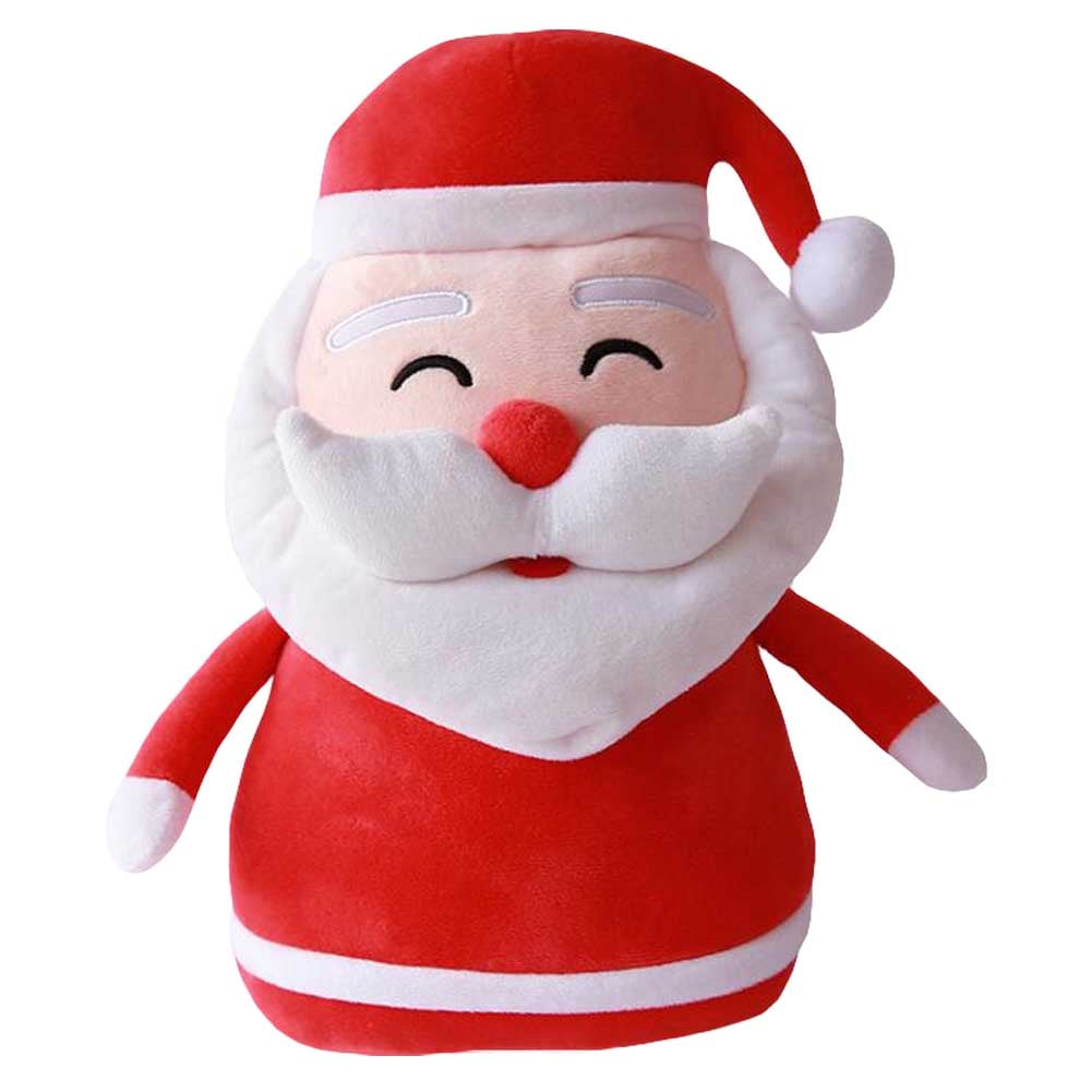 17 in. Santa Soft Stuffed Cushion Plush Christmas Decoration Sofa Throw Pillow