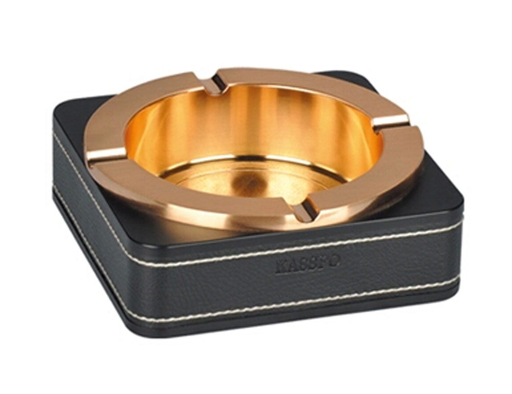 Stainless Steel Creative European Style Ashtray, Gold
