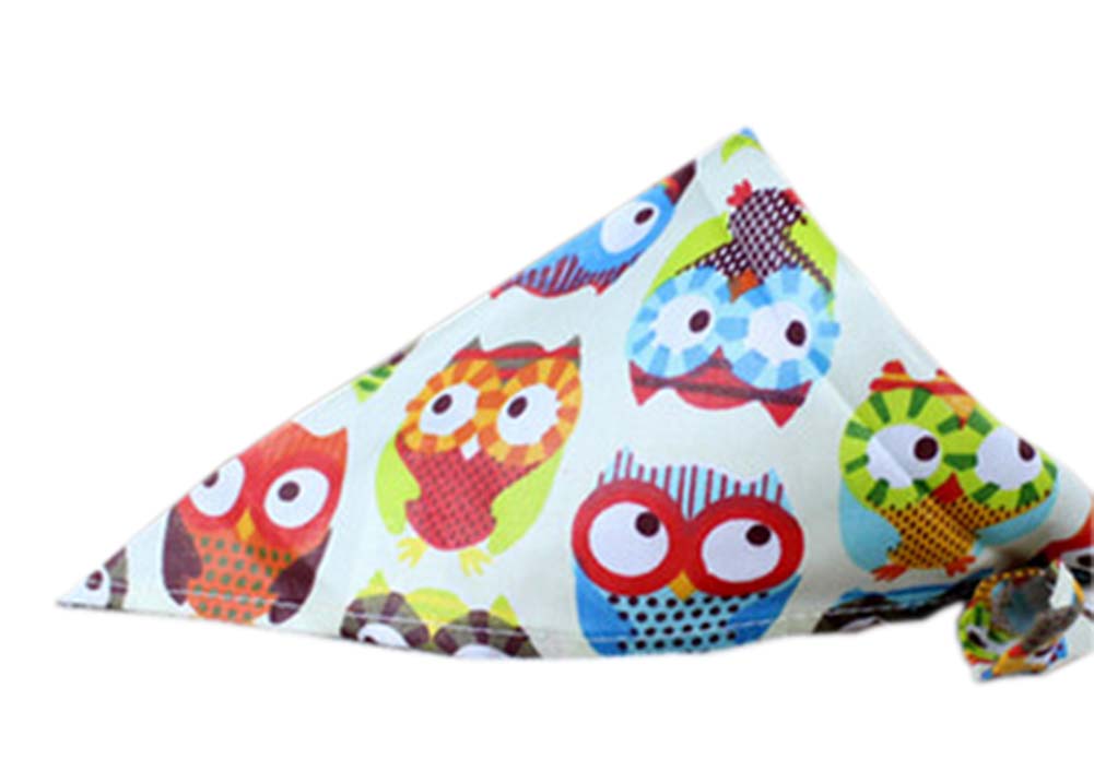 Picture of Panda Superstore PS-PET2975315011-SUSAN00841 Fashionable Cute Triangle Scarves & Headscarf Pets Bandanas&#44; Owl - 2 Piece