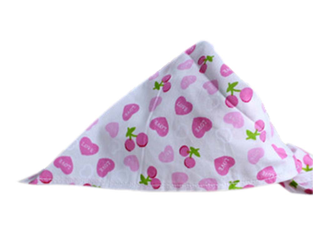 Picture of Panda Superstore PS-PET2975315011-SUSAN00842 Fashionable Cute Pets Triangle Scarves & Headscarf Bandanas&#44; Pink - 2 Piece