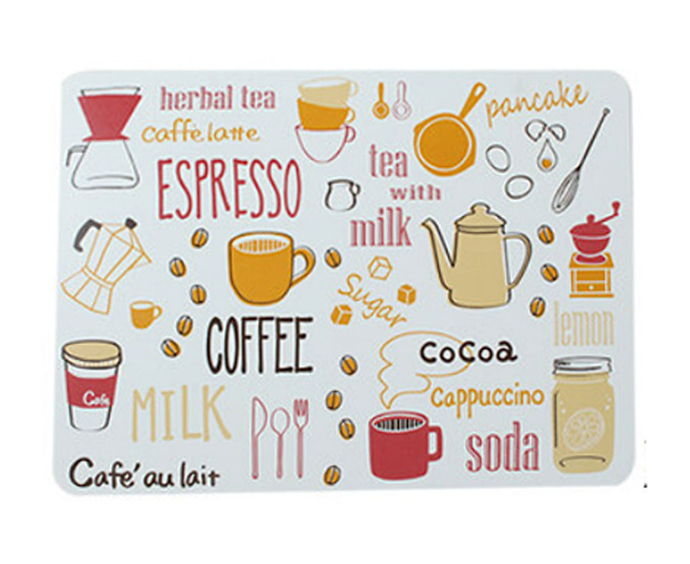Picture of Panda Superstore PS-HOM3742001-RAY00023 Lovely Place Mats Insulation Mats Durable Plastic Mats - 29 x 40 cm - Set of 4