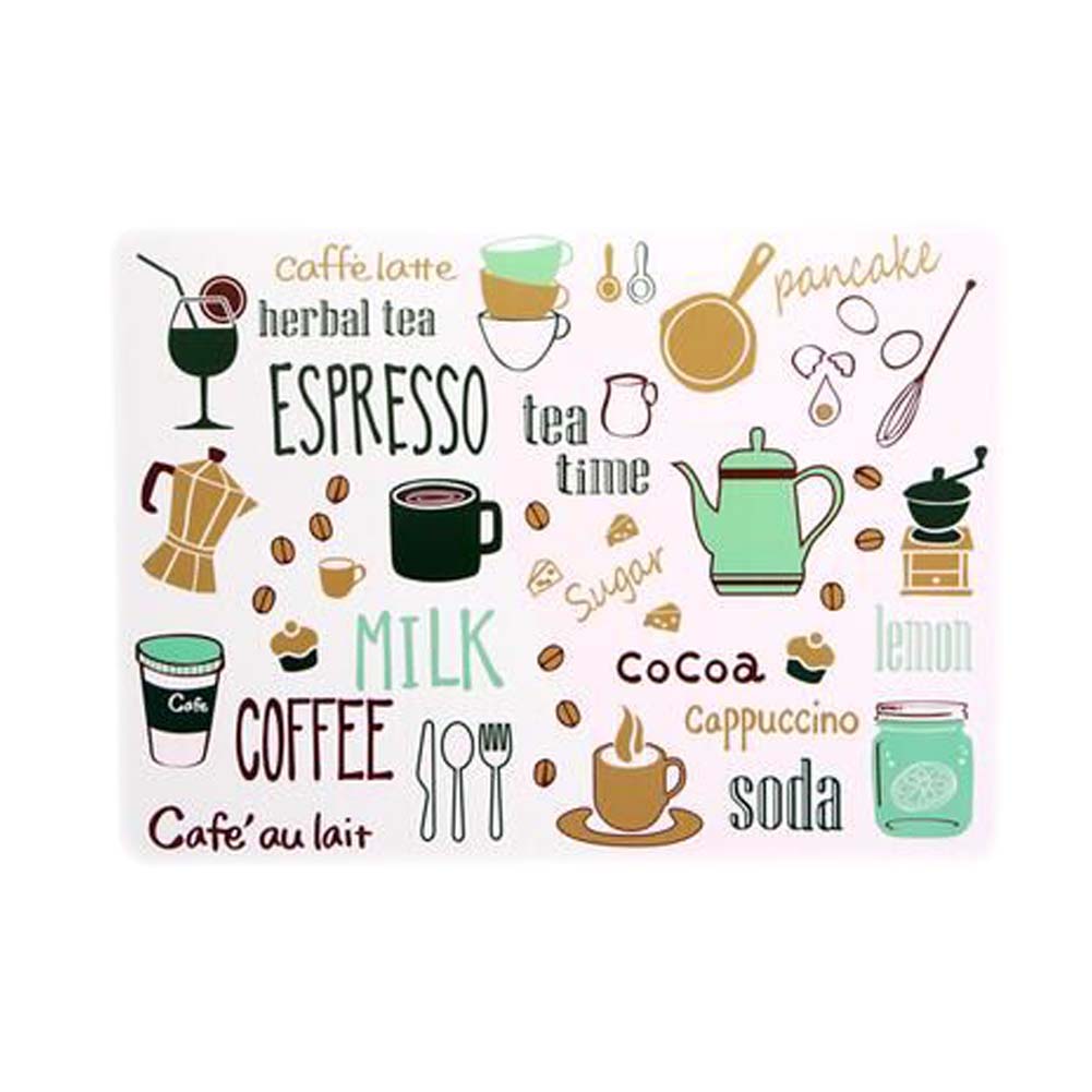 Picture of Panda Superstore PS-HOM3742001-RAY00024 Lovely Place Mats Insulation Mats Durable Placemat Plastic Mats - 29 x 40 cm - Set of 4