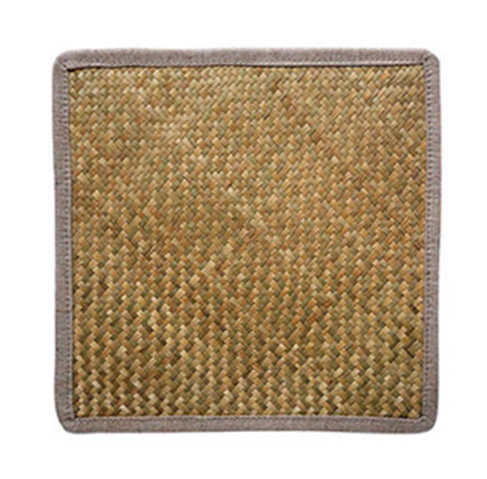 Picture of Panda Superstore PS-HOM3742001-RAY00108 Natural Square Rattan Insulation Pad Placemats, Natural - 30 x 30 cm