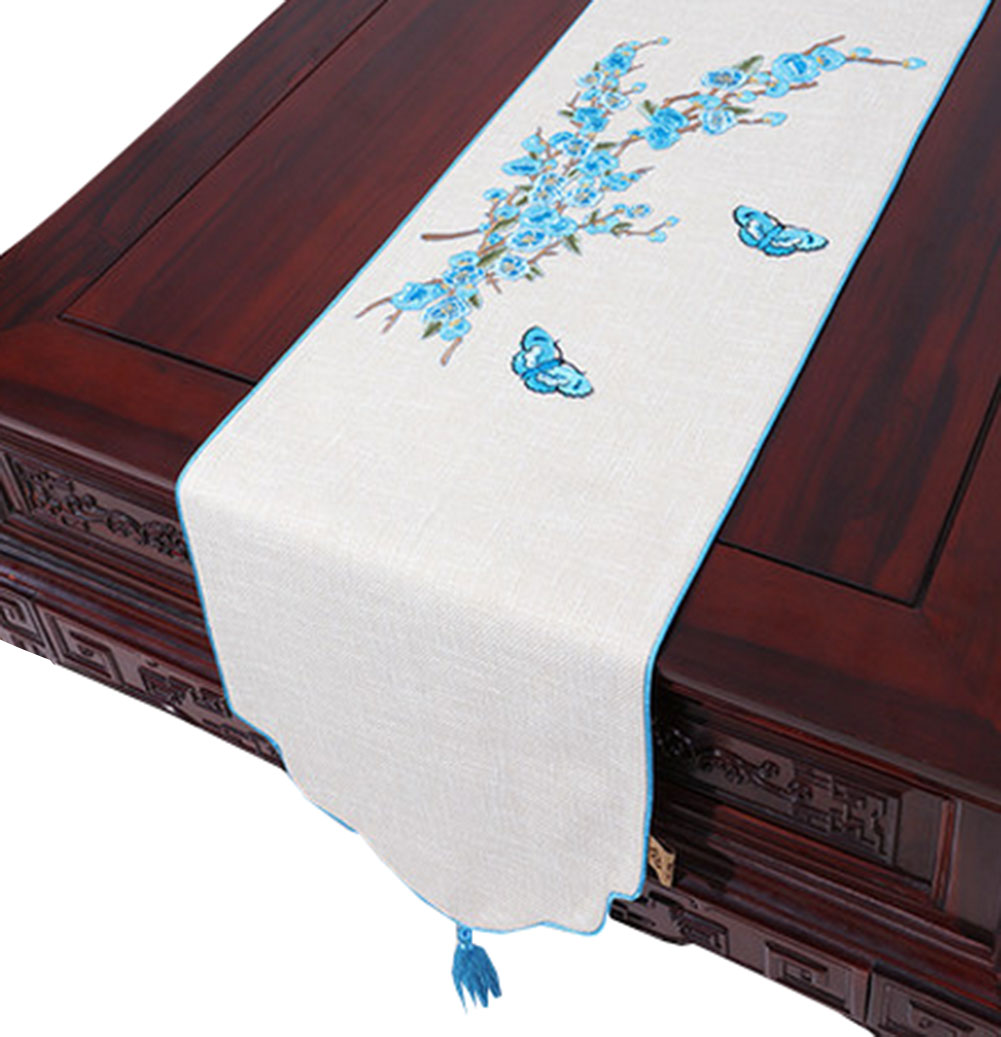 Picture of Panda Superstore PS-HOM3742021-LILY00076 New Ceremony Curtain Cotton Flag Placemat Chinese Custom Tablecloth