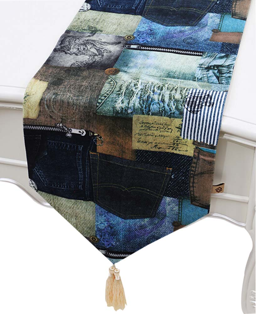 Picture of Panda Superstore PS-HOM3742021-LILY01325 Personality Coffee Elegant Table Runners Tablecloths
