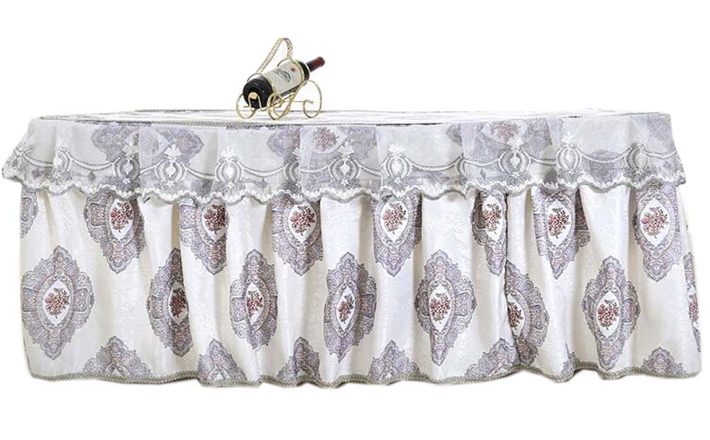 Picture of Panda Superstore PS-HOM3742031-YAN00723 European Style Cover Coffee Dustproof Lace Tablecloth - Smallilver