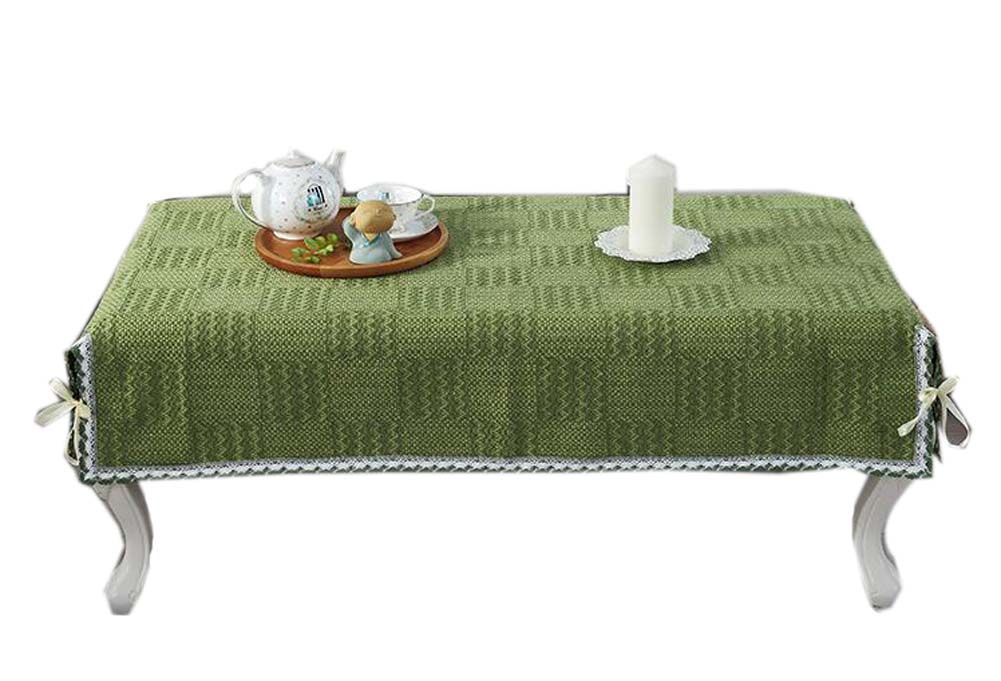 Picture of Panda Superstore PS-HOM3742031-YAN00747 Simple Style Cover Coffee Dustproof Lace Tablecloth, Green