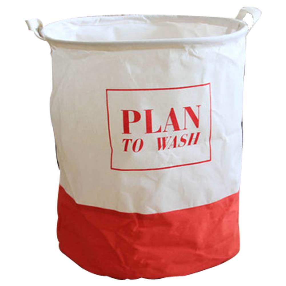 Internal Waterproof Big Size Letter Pattern Dirty Clothes Storage Laundry Basket