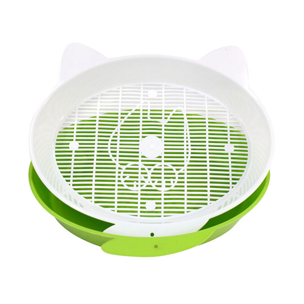 Picture of Panda Superstore PS-PET2975299011-JENNY00971 Pet Supplies & Indoor Training Pet Potty Cat Training Potty&#44; Green - 14 x 12.5 x 3 in.
