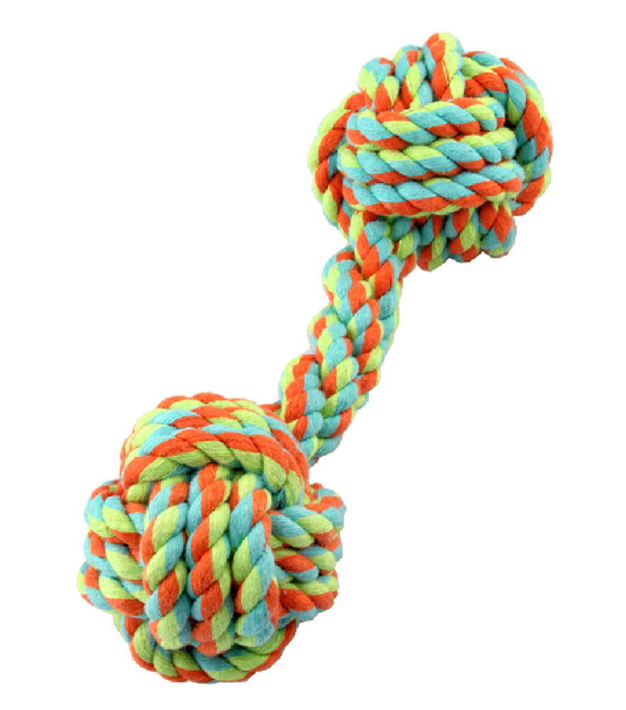 Colorful Knot Rope Ball Chew Dog Puppy Toy Pet Chew Toy