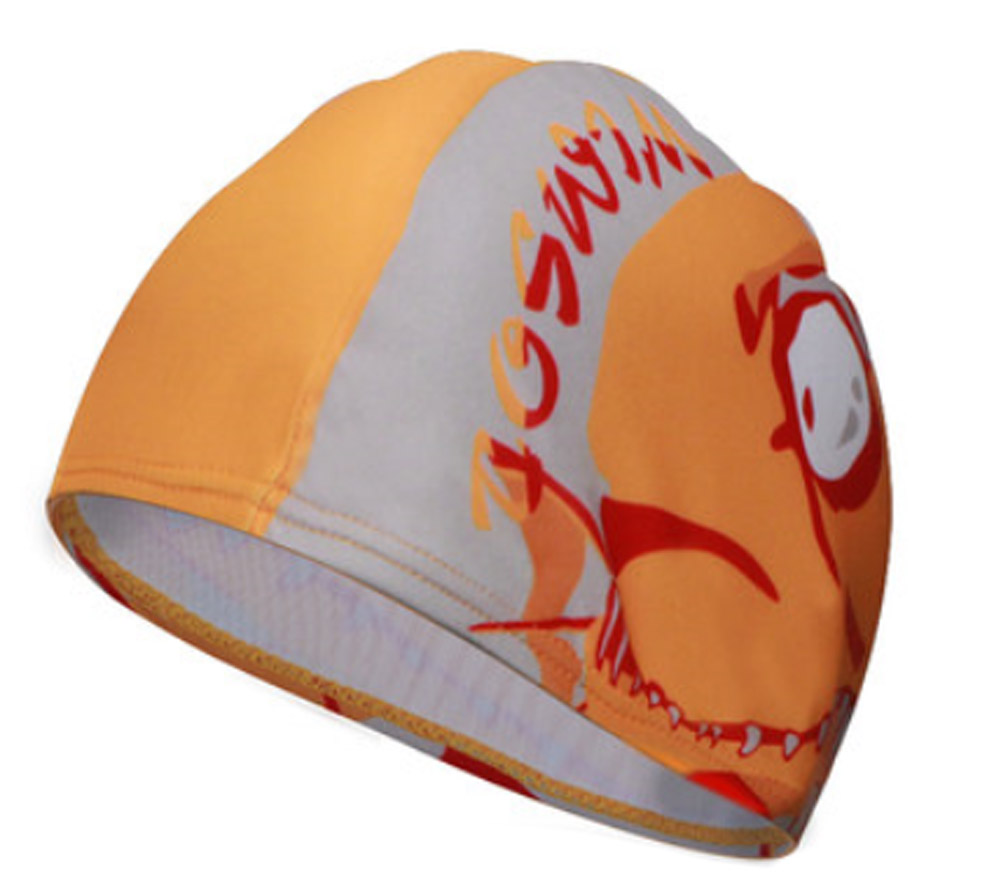 Picture of Panda Superstore PS-SPO3418961-LIZZY00533 New Style Long Hair Swim Cap for Women Accessoriess, Orange