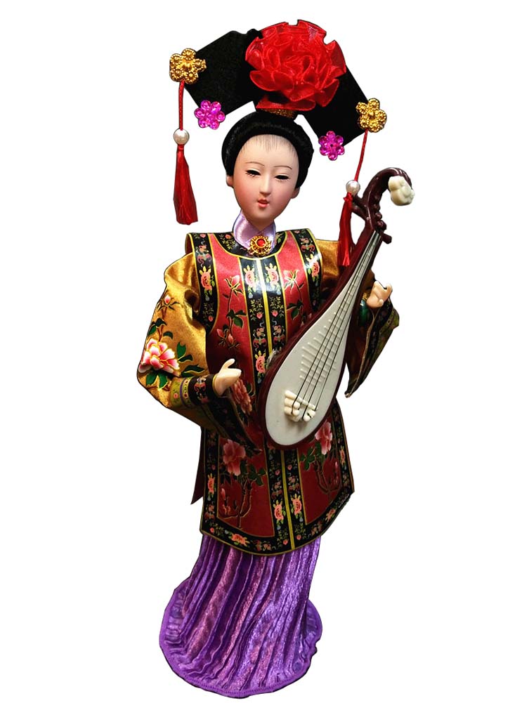 Picture of Panda Superstore PS-TOY3245219011-CHRIS01353 Dolls Classical Dolls Chinese Characteristics Gift Silk Souvenir Handmade