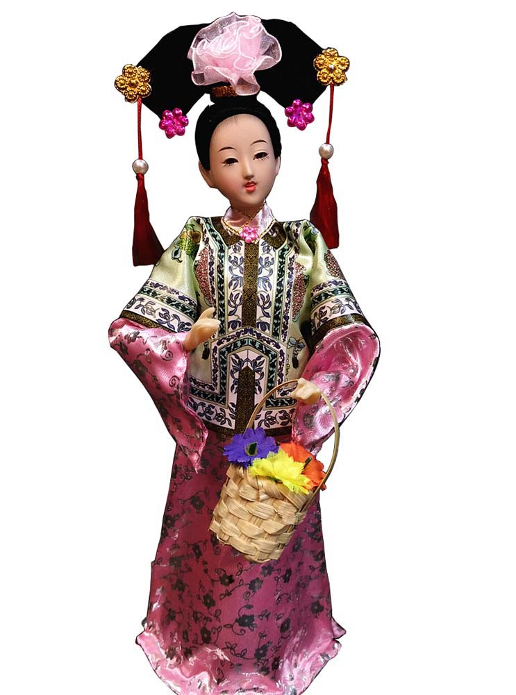 Picture of Panda Superstore PS-TOY3245219011-CHRIS01355 Souvenir Handmade Dolls Classical Dolls Chinese Characteristics Gift Silk