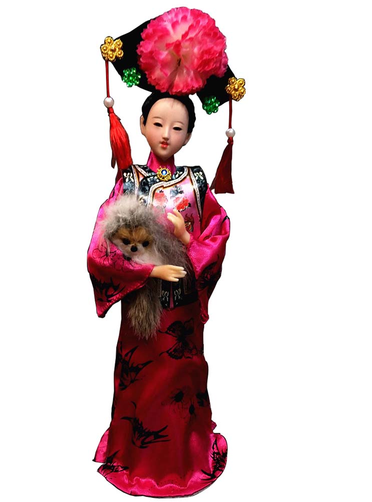 Picture of Panda Superstore PS-TOY3245219011-CHRIS01357 Gift Silk Souvenir Handmade Dolls Classical Dolls Chinese Characteristics