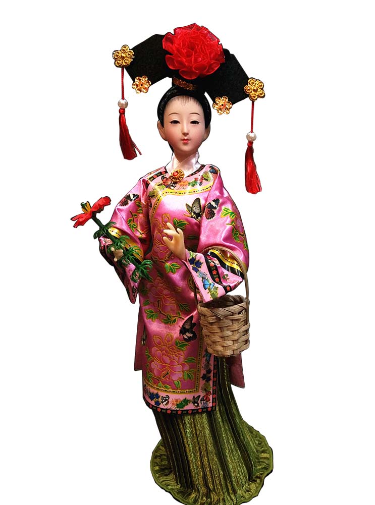 Picture of Panda Superstore PS-TOY3245219011-CHRIS01358 Characteristics Gift Silk Souvenir Handmade Dolls Classical Dolls Chinese