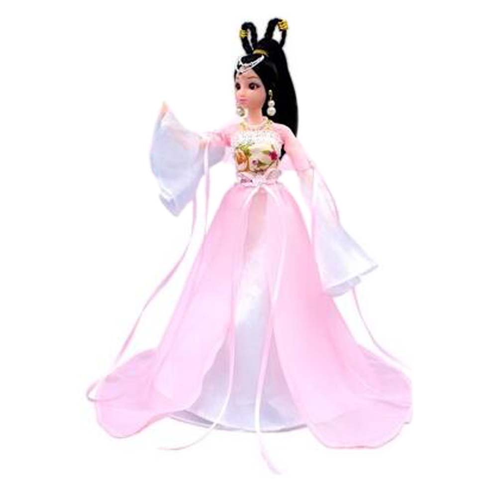 Picture of Panda Superstore PS-TOY3245219011-HANK00595 China Doll for Girls Ball-Jointed Doll Dress Doll Gorgeous Pink Fairy Doll