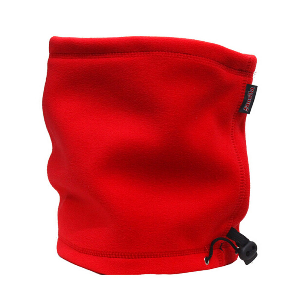 PS-CLO2578666011-ALAN02700 Double-Layer Windproof Neck Warmer & Gaiter, Red - 2 Piece