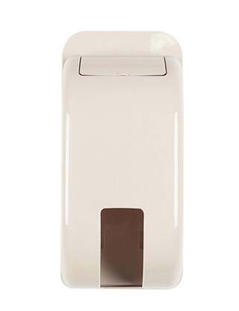 Wall Mount Plastic Kitchen Storage Box, Beige - Set of 3