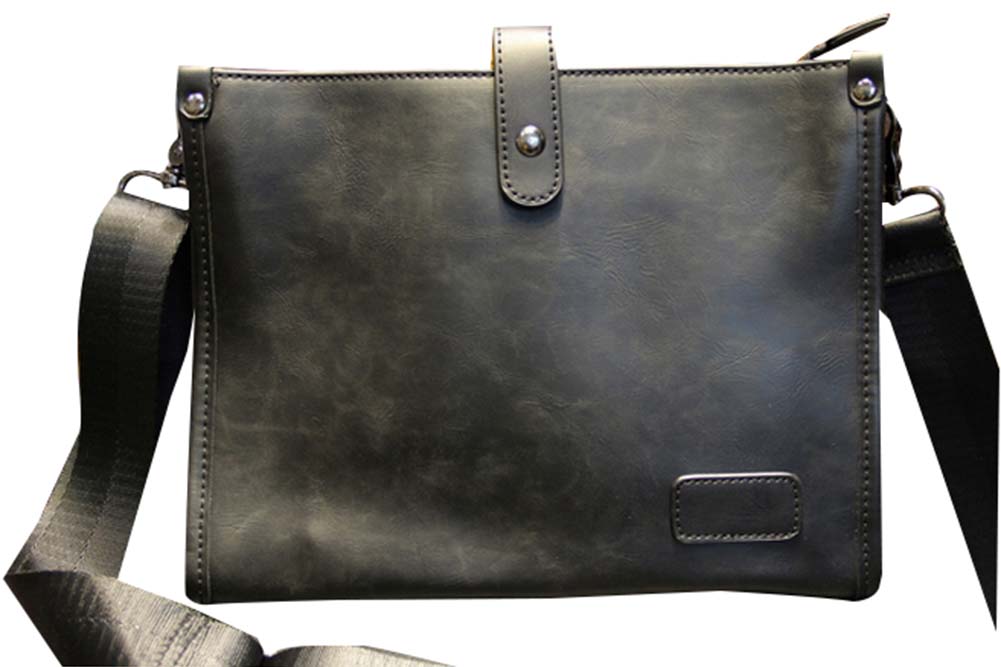 Mens Fashion Diagonal Pack Small Crust Ipad Casual Bag