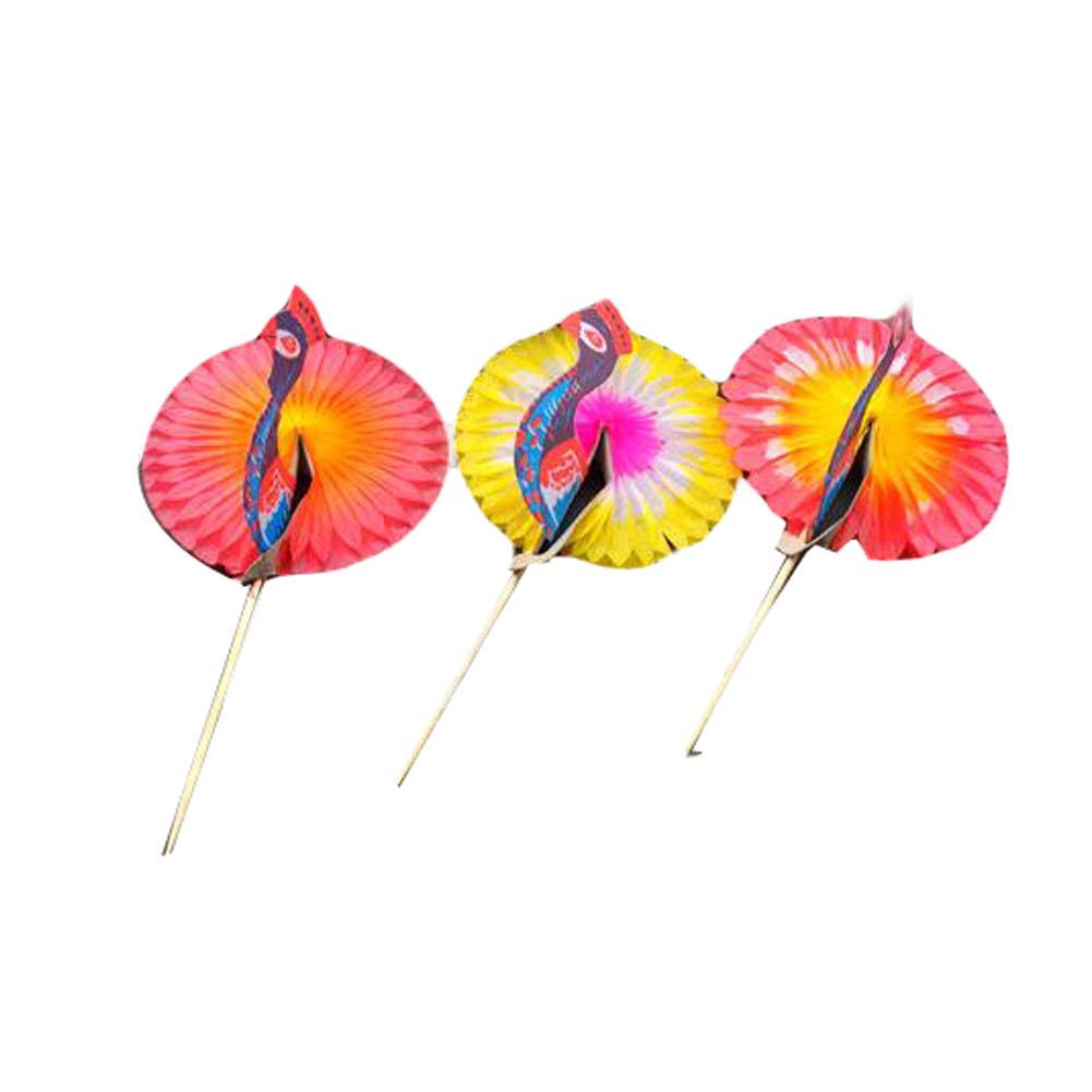Disposable Peacock Garlands Cupcake & Fruit Cocktail Picks - 98 Piece