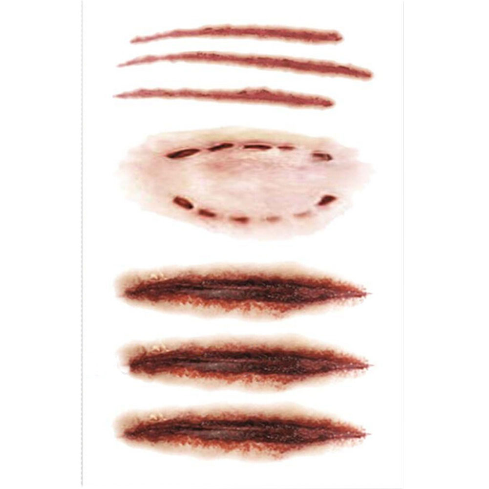 Picture of Panda Superstore PS-BEA6344642011-JESSICA00231 Fake Scrach & Bite Scar Waterproof Temporary Body Tattoo Stickers - Set of 5