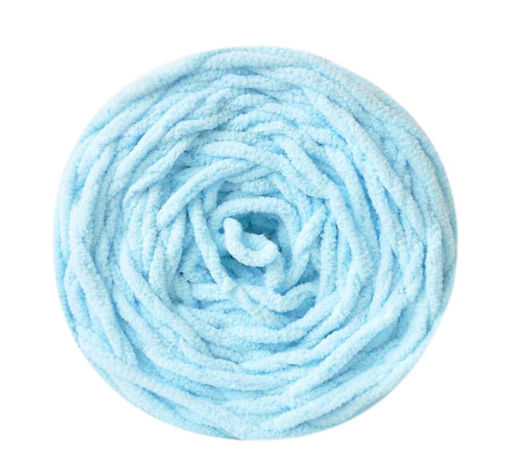 Picture of Panda Superstore PS-HOM262625011-YAN01780 Milk Cotton Hand-Woven Scarf Warm Soft Yarns, Light Blue - Set of 3
