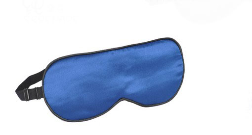 Picture of Panda Superstore PS-BEA11061971-ALAN00029 Silk Eye Mask Eye Shade Cover for Sleep with Strap - Sapphire