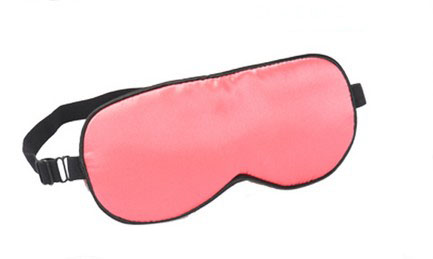 Picture of Panda Superstore PS-BEA11061971-ALAN00030 Silk Eye Mask Eye Shade Cover for Sleep with Strap - Watermelon Red