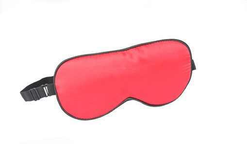 Picture of Panda Superstore PS-BEA11061971-ALAN00031 Silk Eye Mask Eye Shade Cover for Sleep with Strap - Red