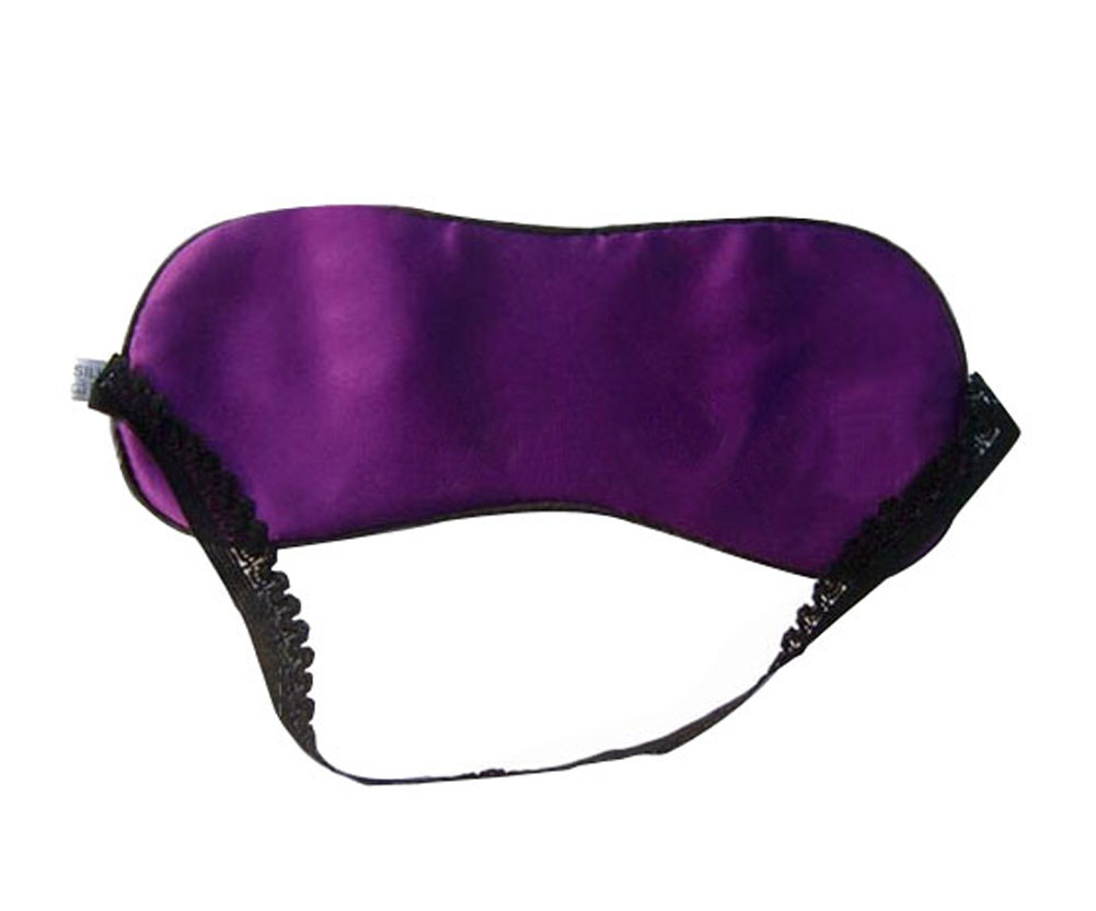 Picture of Panda Superstore PS-BEA11061971-ALAN00071 Double Sided Silk Sleep Eye Mask with Strap - Purple