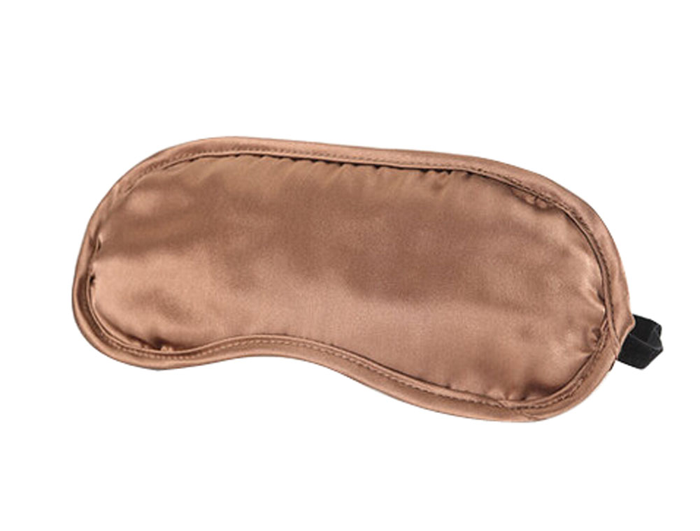 Picture of Panda Superstore PS-BEA11061971-ALAN00175 Mulberry Silk Sleep Eye Mask with Strap - Coffee