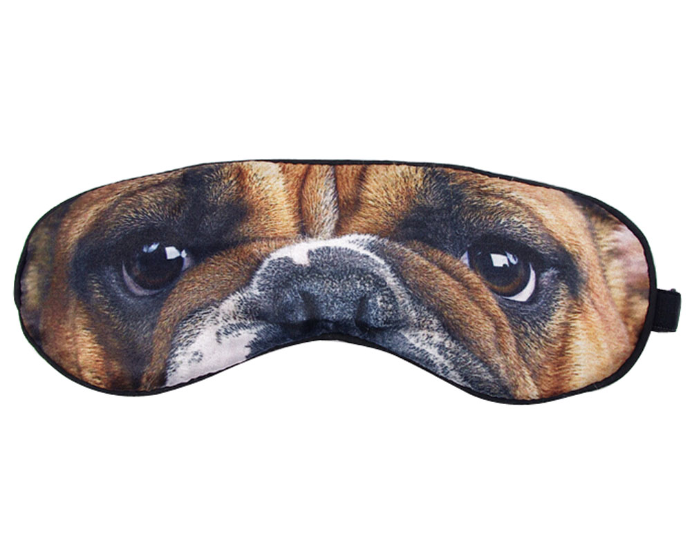 Picture of Panda Superstore PS-BEA11061971-ALAN00555 Silk Eye Mask Blindfold Shade Cover for Sleep Shar-pei