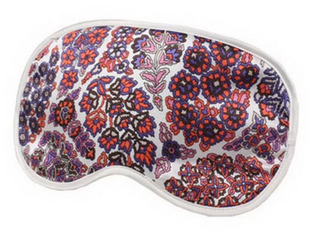Picture of Panda Superstore PS-BEA11061971-ALAN00556 Lovely Mulberry Silk Eyeshade Sleep Eye Mask - Bohemian Red