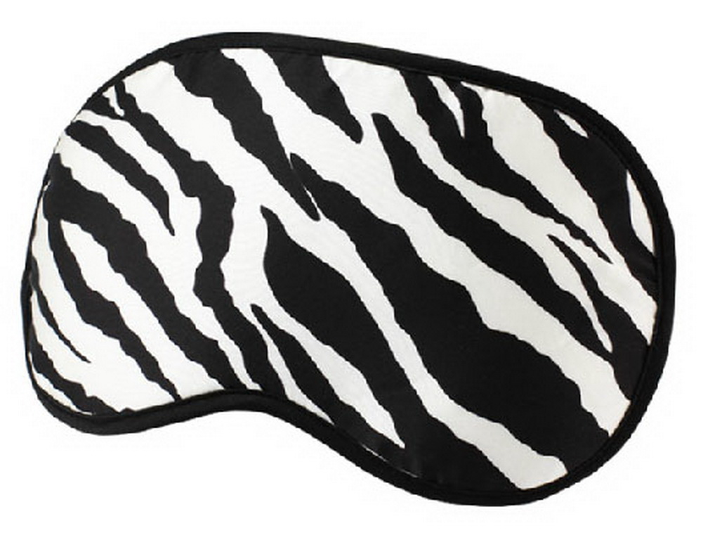 Picture of Panda Superstore PS-BEA11061971-ALAN00560 Lovely Mulberry Silk Eyeshade Sleep Eye Mask - Zebra Stripe
