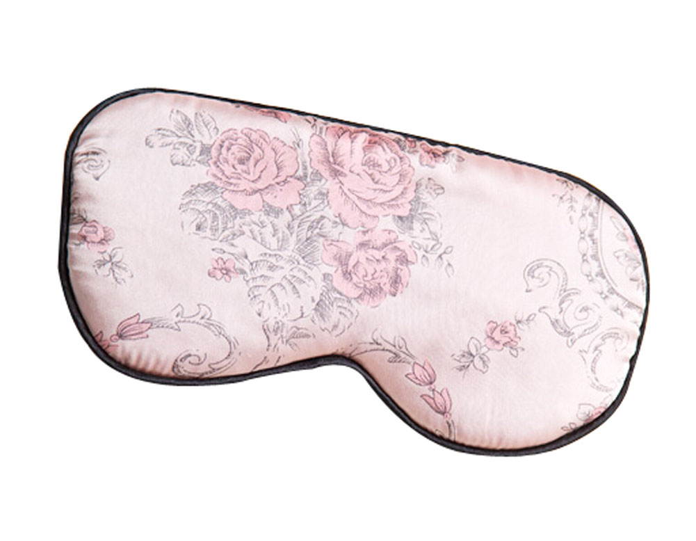 Picture of Panda Superstore PS-BEA11061971-ALAN01186 Silk Breathable Protective Eyeshade Sleep Eye Mask - Rose Pattern