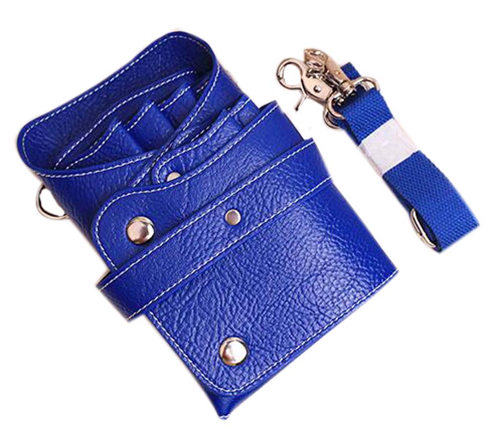 Hair Scissors Bag & Stylist Pockets - Blue