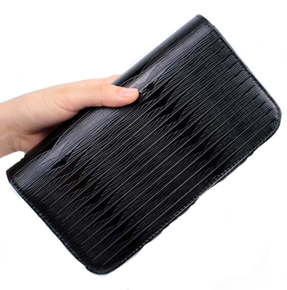 Picture of Panda Superstore PS-BEA3006300011-YAN01290 Durable Feather Pattern Bag Hair Stylist Hand Bag, Black