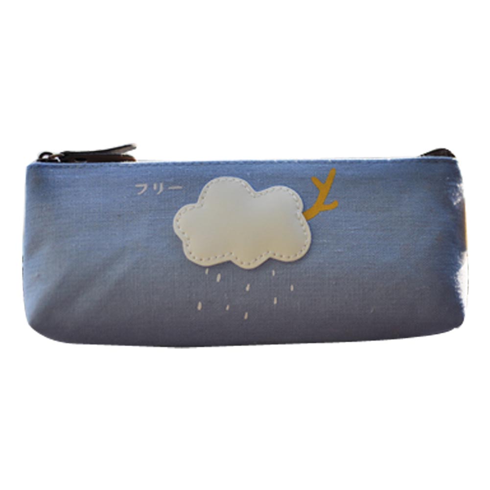 19.6 x 4 x 8 cm Durable Linen Pencil Pouches Lovely Pattern Pencil Cases