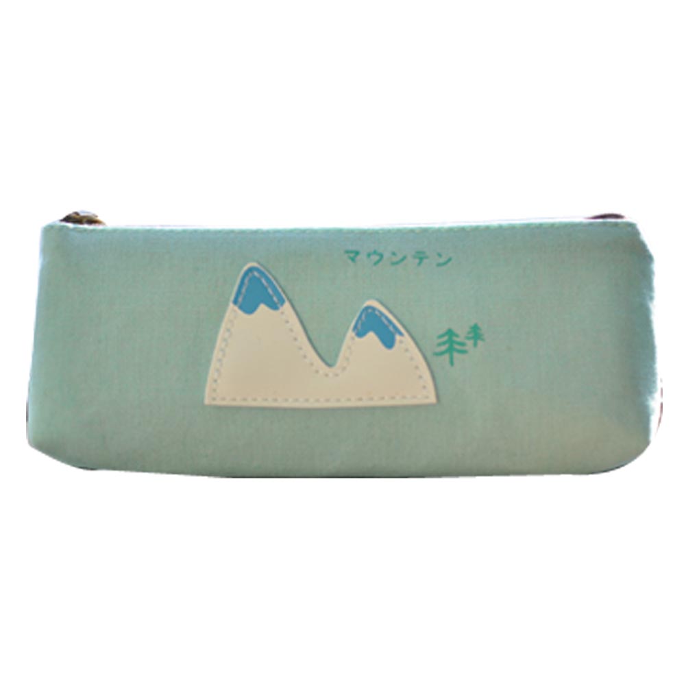 Durable Linen Pencil Bags - Multicolor - 19.6 x 4 x 8 cm