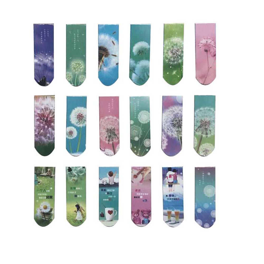PS-OFF16282131-VICKY00151 Beautiful Dandelion Pattern Keep Your Place Bookmark Creative Gifts, Set of 18