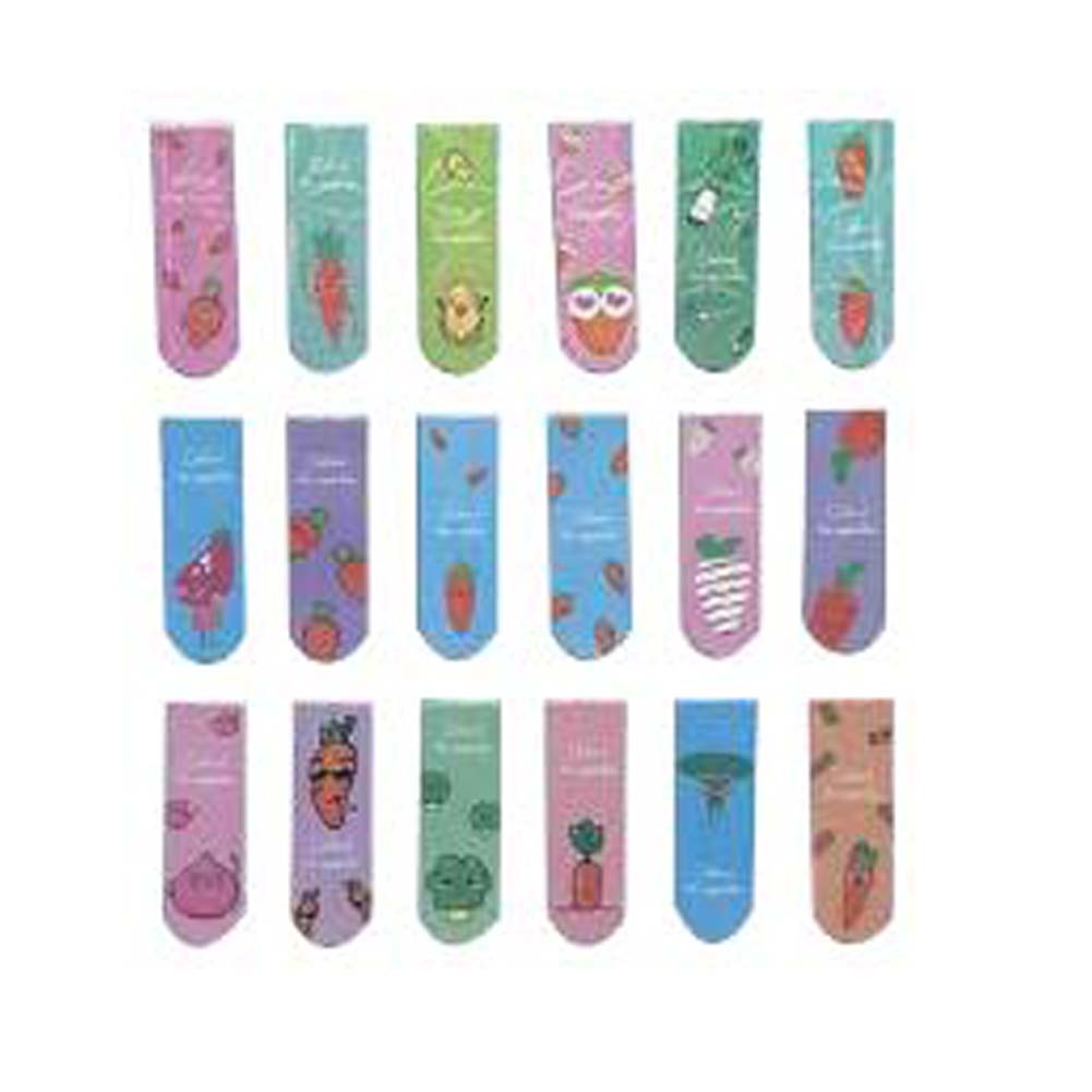 PS-OFF16282131-VICKY00152 Cute Creative Carrot Pattern Bookmarks Paper Clips Office Supplies, Set of 18