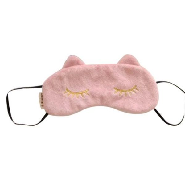 Picture of Panda Superstore PS-BEA11061971-SUE00073-RP Lovely Soft Eyeshade Great Gift Blindfold Shade Cover for Sleep Eye Mask&#44; Pink